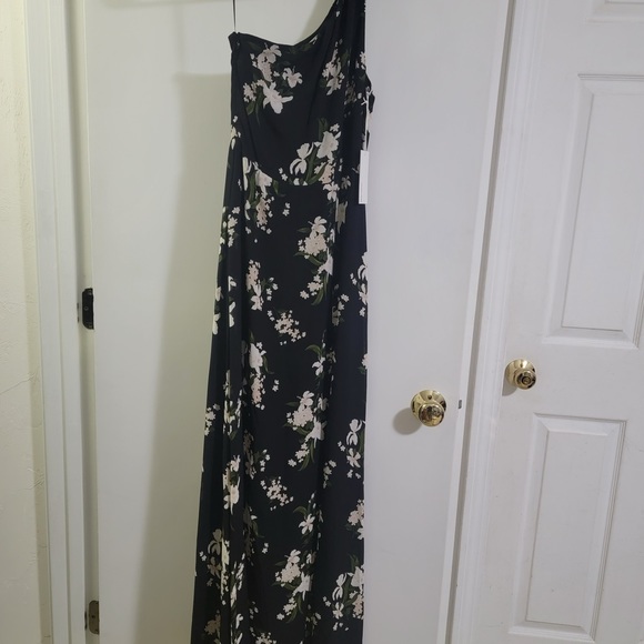 (NWT) Reformation one-shoulder floor-length dress - Picture 3 of 3